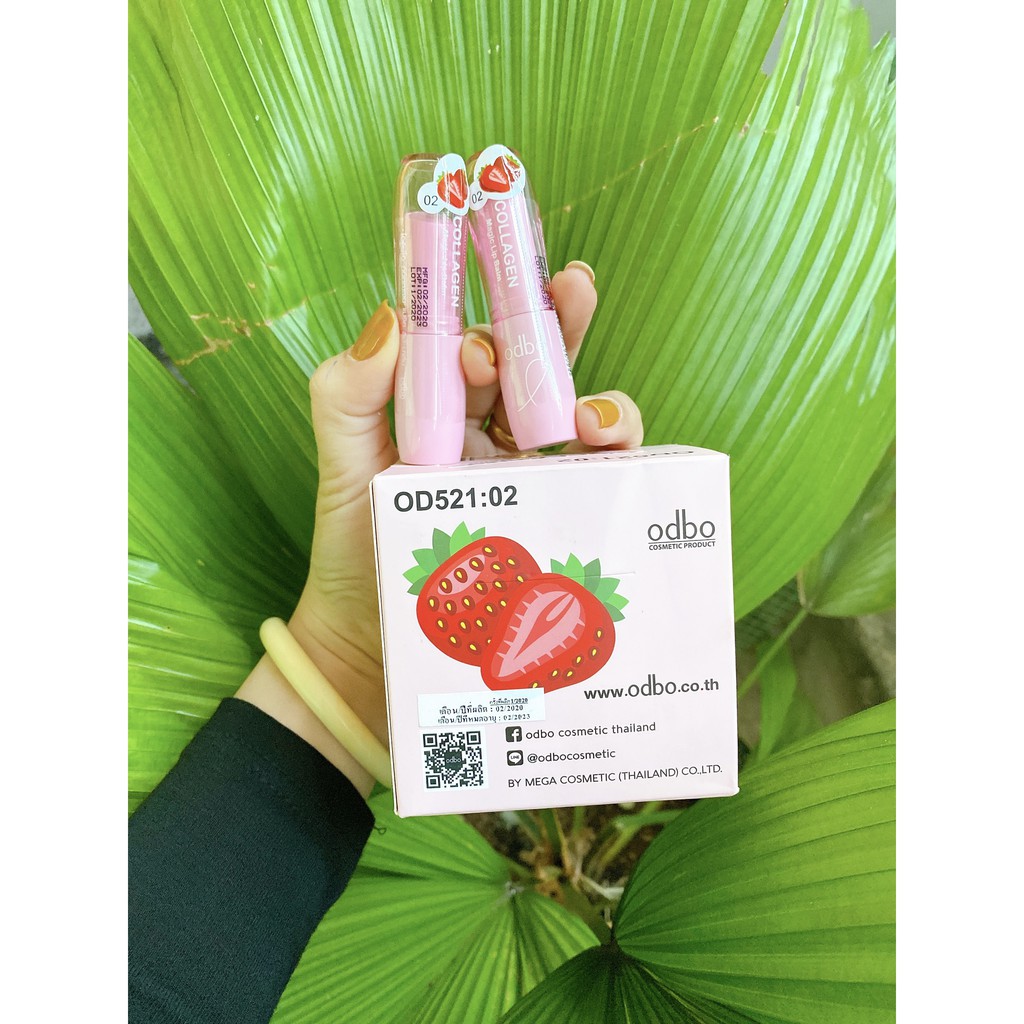 Son Dưỡng Môi mềm Odbo Collagen Magic Lip Balm