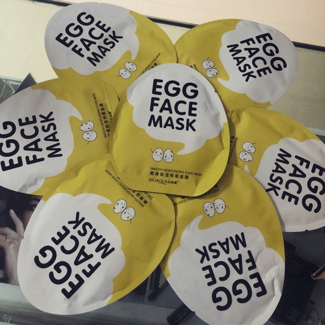 Mặt nạ trứng egg face mask bioaqua
