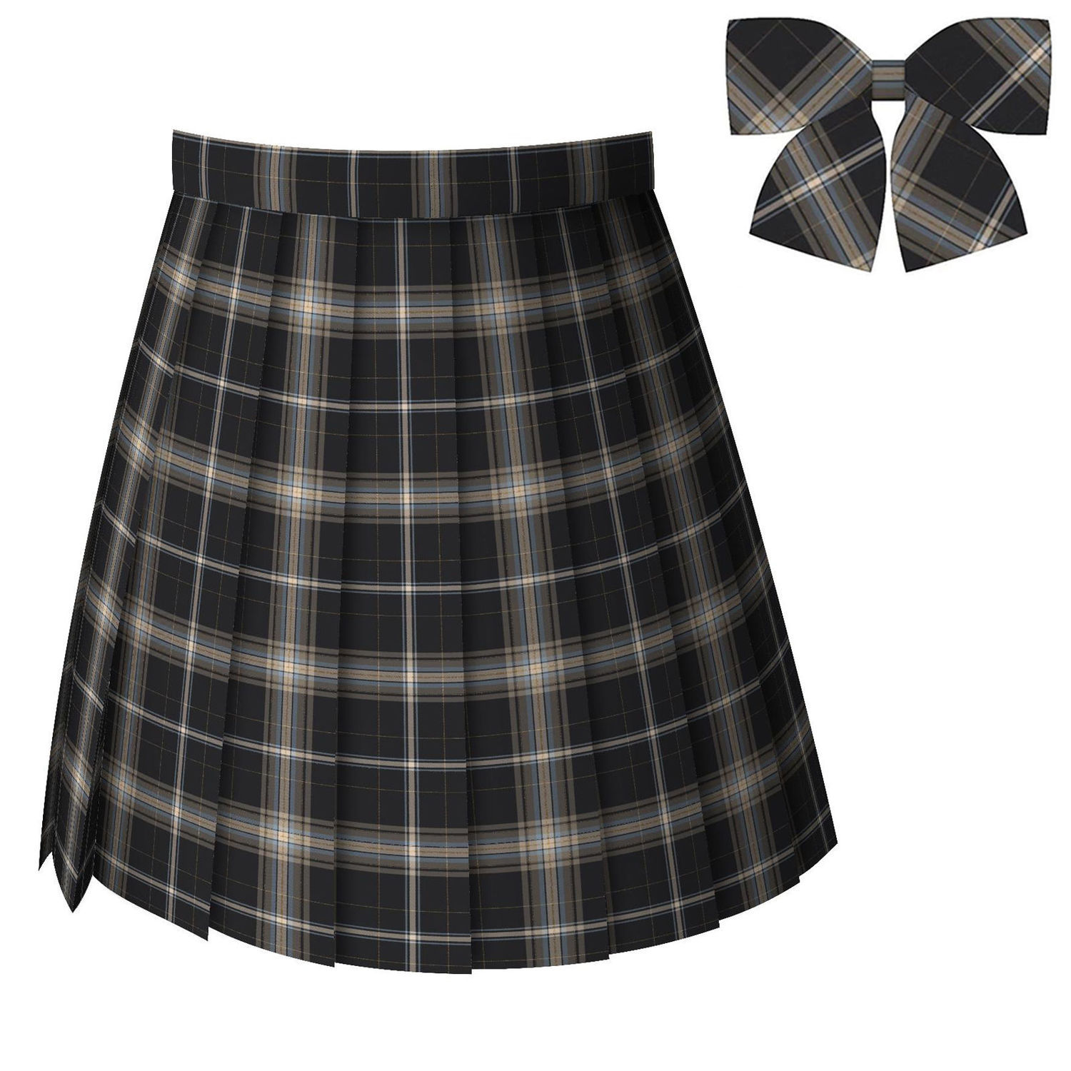 Ya Poem Honey New Arrivals【Firefly Starlight】With Gold OriginalJKUniform Plaid Skirt Japanese High School Student Pleated Skirt【5Month20Day After】