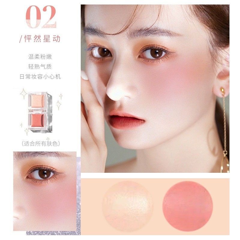 Phấn má bắt sáng 2 màu nâu trôi cao cấp KB F404 | BigBuy360 - bigbuy360.vn