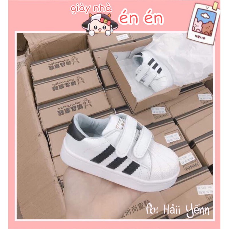 Giày thể thao cao cấp trẻ em 3 vạch đen cho bé nam bé gái Mã 001