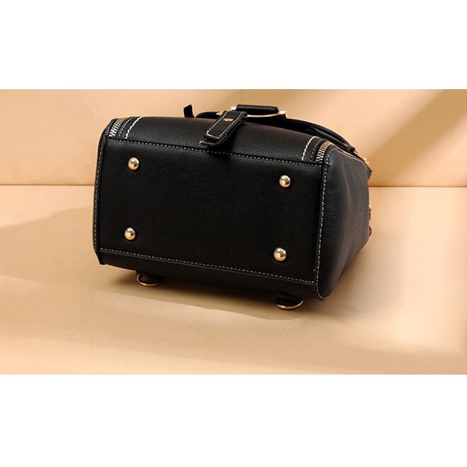 Ba lô Chuwanglin chất liệu da cỡ nhỏ đa năng thời trang cho nữ