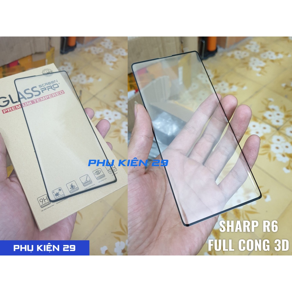 Dán kính cường lực FULL màn cong 3D Glass Pro+ 9H