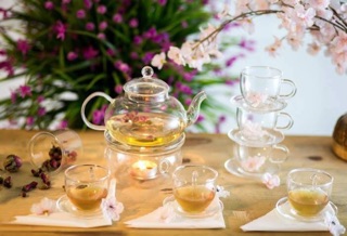 Bộ ấm trà thuỷ tinh