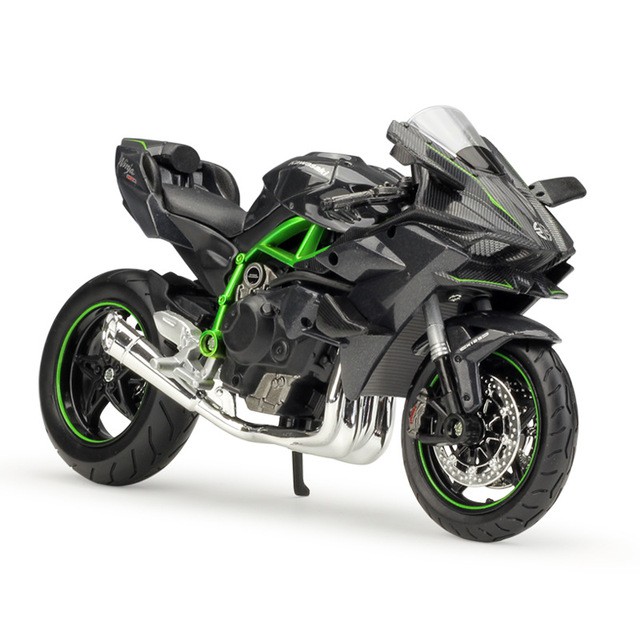 Xe Mô Hình Moto Kawasaki Ninja H2r Tỉ Lệ 1:12 - Đen - Maisto - 8696