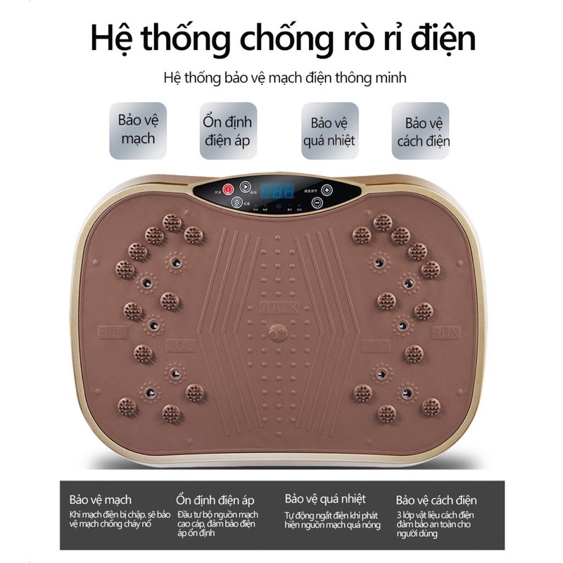 Máy rung toàn thân giảm béo toàn thân. Bảo hành 12 tháng