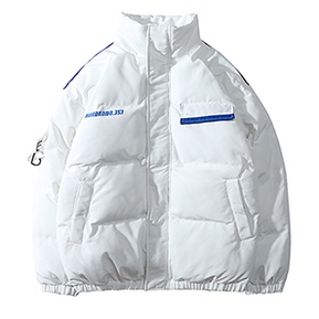 Áo phao unisex HDROADNO 2 màu trắng đen size từ M-5XL