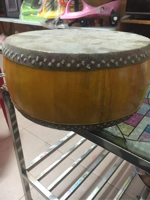 Trống da Trâu loại tốt  kèm dùi gỗ