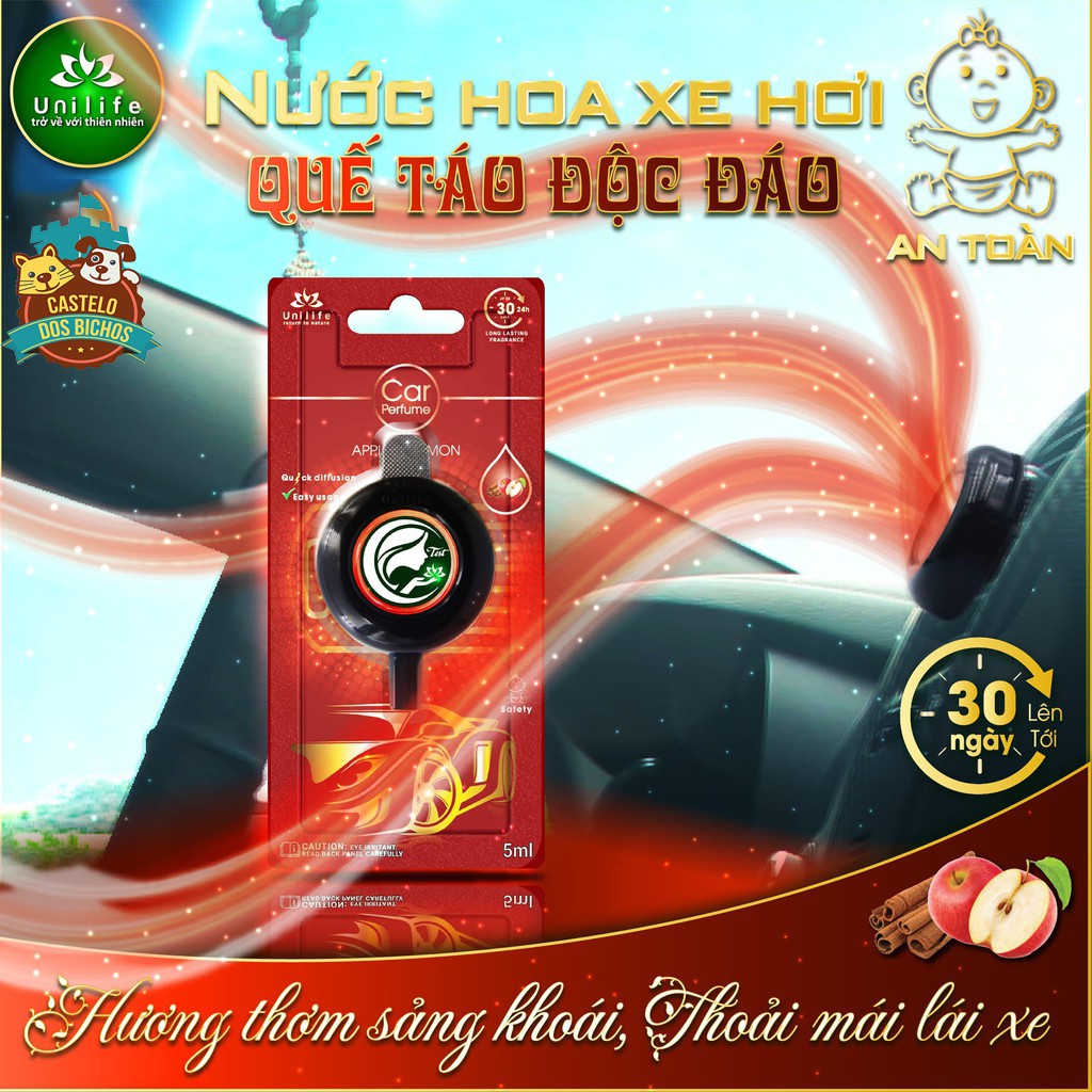 Nước hoa ô tô hương Quế Táo  MỚI 2021  nước hoa xe hơi kẹp cửa gió điều hòa hương Quế Táo cao cấp.