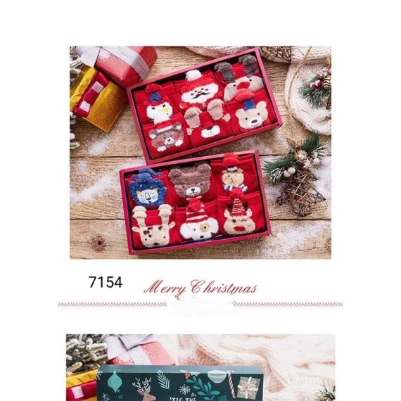 Tất noel free size