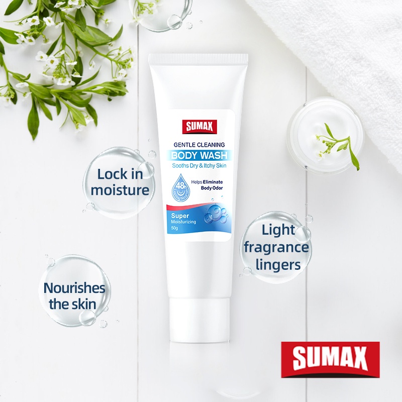 Sữa tắm SUMAX sữa đại dương size du lịch 50ml