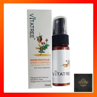 Xịt Keo Ong Vitatree Super Propolis Spray Manuka Honey 25ml