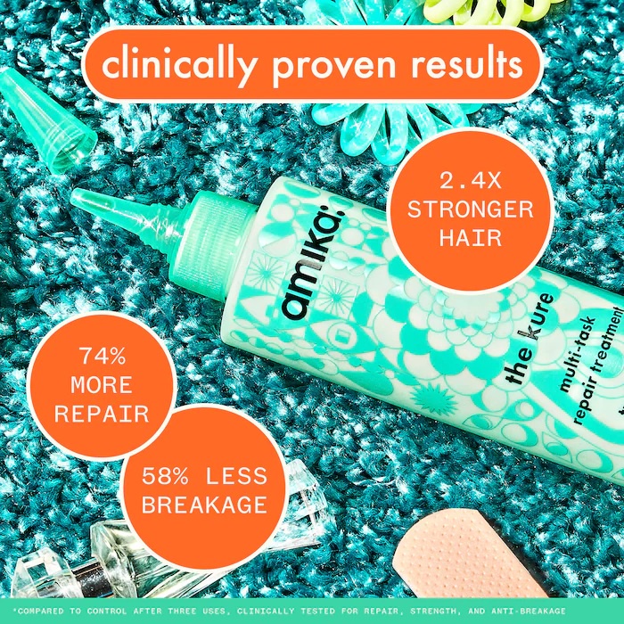 Amika 🔥 Kem ủ phục hồi tóc The Kure Multi-Task Repair Treatment