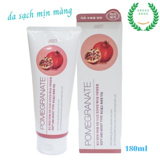 Gel Tẩy Tế Bào Chết Tinh Chất Lựu Đỏ, Tái Tạo Làm Trắng Da, JIGOTT PREMIUM FACIAL BLACK SNAIL PEELING GEL