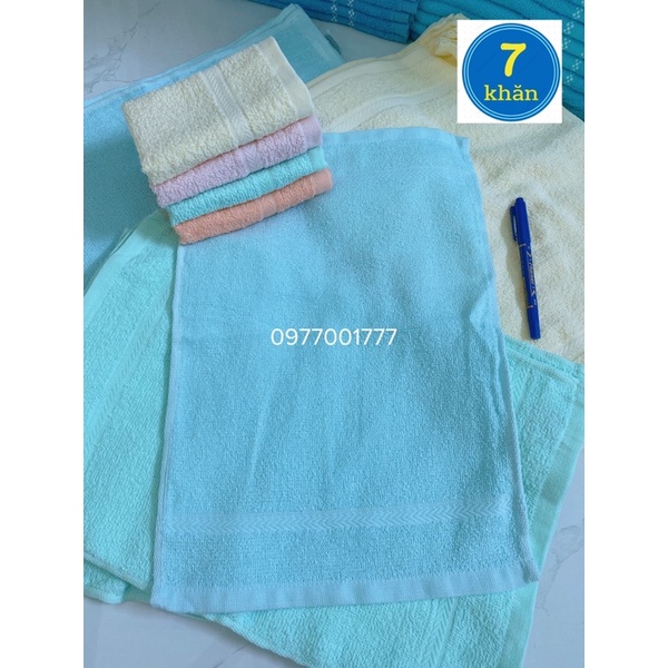 Khăn mặt Hải Cẩu Phong Phú 100% cotton Mẫu mới Tông Pastel nhẹ nhàng - 28x42cm