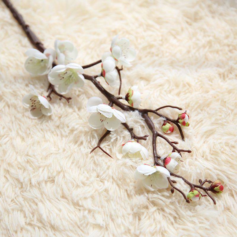 Nhánh hoa anh đào giả trang trí nhà đẹp decor phòng khách