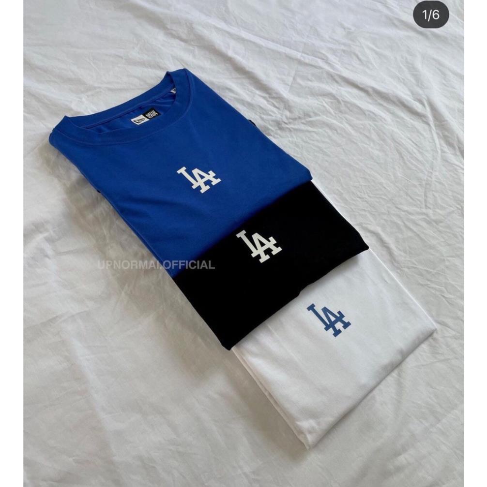 Áo phông tay lỡ hè  in chữ La form rộng dáng unisex chất cototn su phù hợp cả nam và nữ