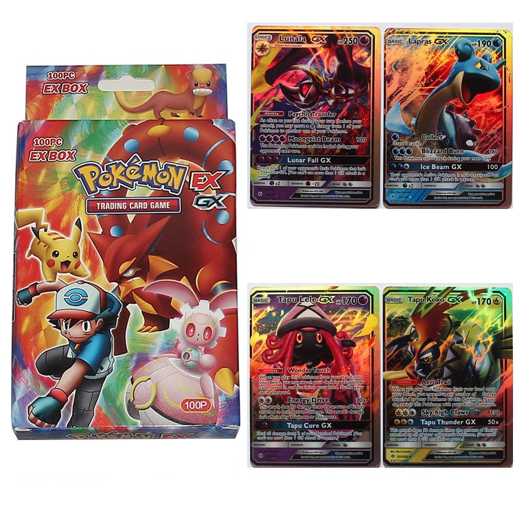 Bộ 100 Thẻ Bài Pokemon Tcg