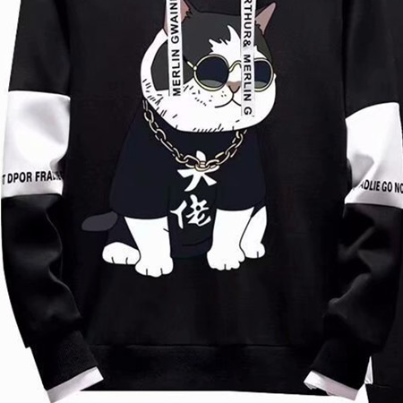 Young Korean Style Sportswear Shirt Sweater and Long Pants for Men and Women