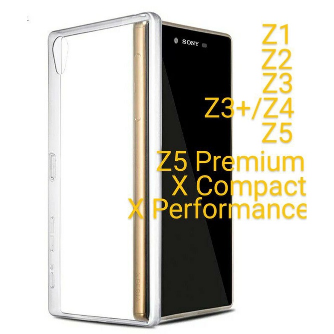 Ốp Điện Thoại Mềm Siêu Mỏng Cho Sony Xperia Z1 Z2 Z3 Z4 Z5 BIG X Compact