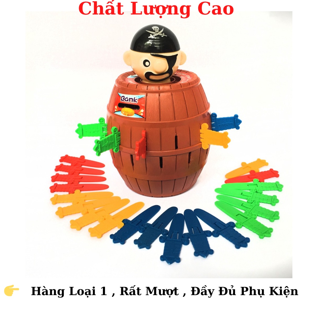 Đồ Chơi Đâm Hải Tặc Thùng Rượu Bảo Hành 15 Ngày, Chất Lượng Đảm Bảo Siêu Hấp Dẫn Cho Bé Hamiha-ĐC18