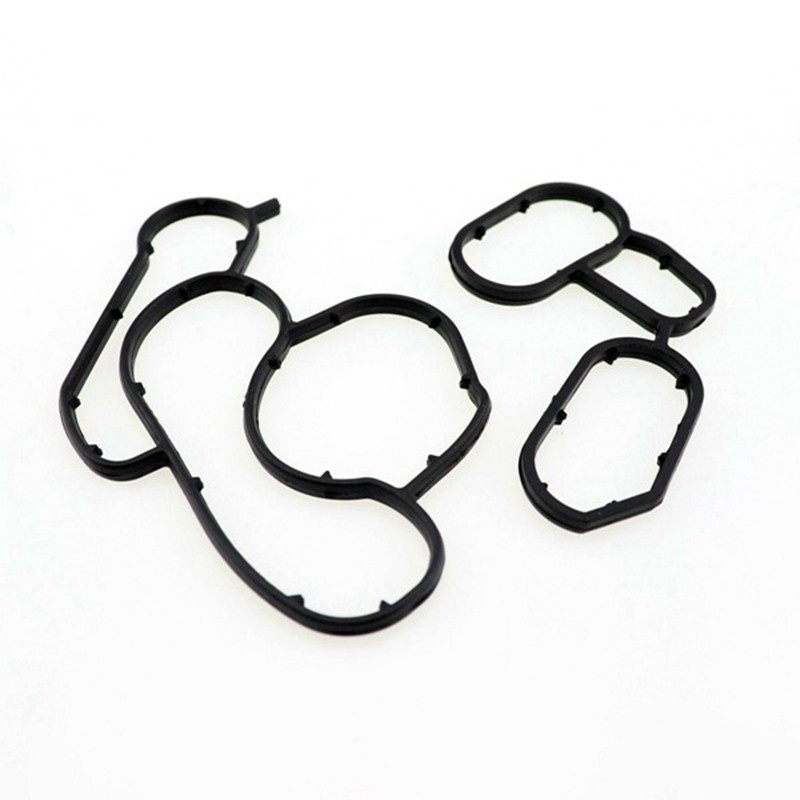 Engine Oil Cooler Filter Housing stand Seal for BM-W E46 E90 (11427508971 11427508970 each item 5 pcs, total 10 pc)