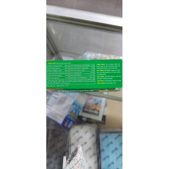 SỦI KHỎE - DEROMAX  vitamin nhóm B, vitamin C, Zinc, magie