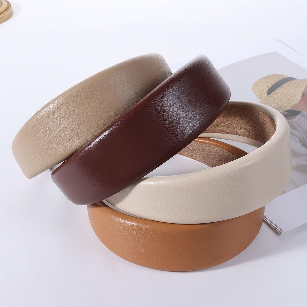 YOLA Băng Đô Cài Tóc Màu Sắc Đơn Giản Phong Cách Retro