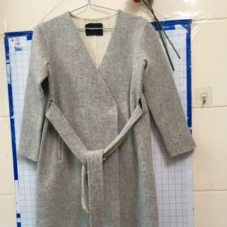 Áo dạ ep lông cừu 1 lớp mau ghi