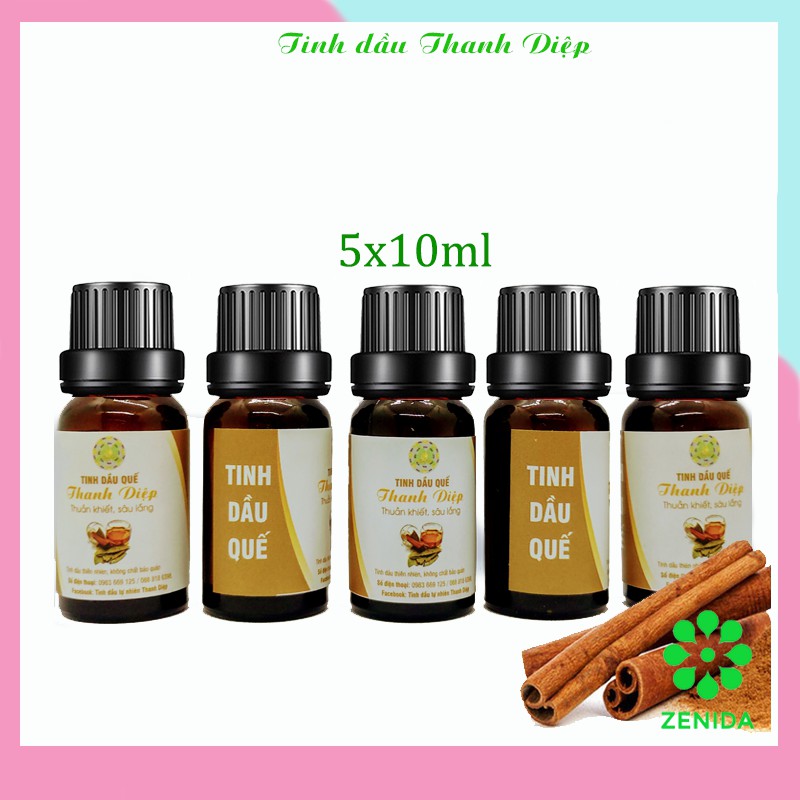 Combo 5 lọ tinh dầu quế Thanh Diệp 10ml nguyên chất Q01CB5