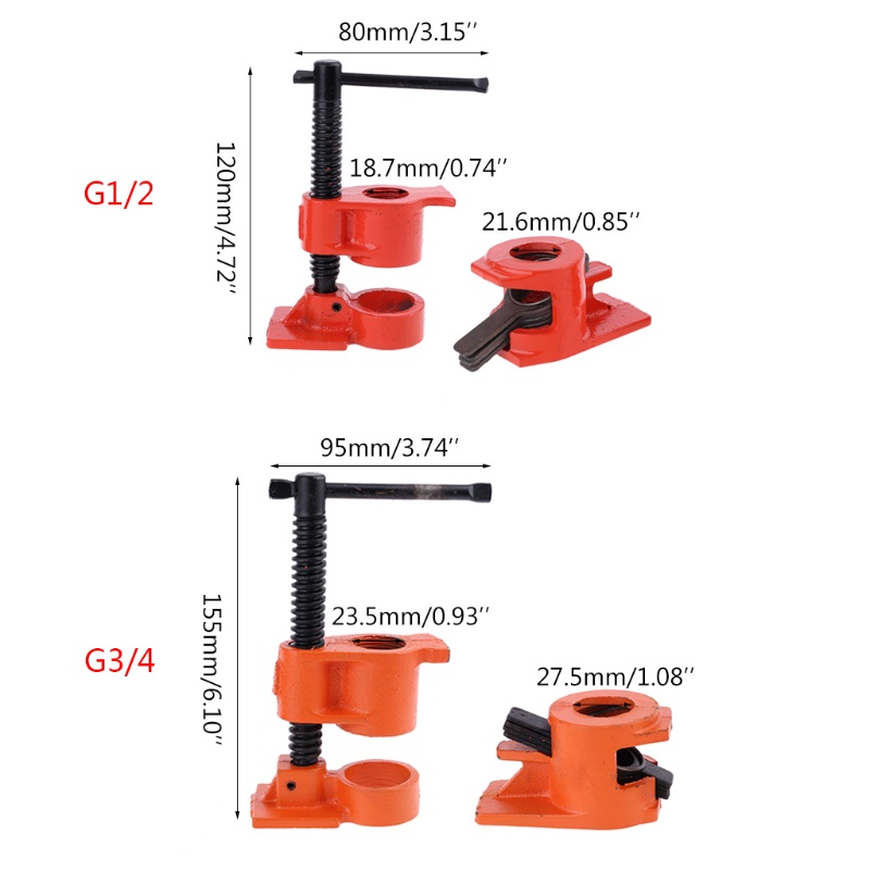 Bộ Kẹp Cố Định Ống Nước Chịu Lực Tốt Tháo Gỡ Nhanh Tiện Dụng