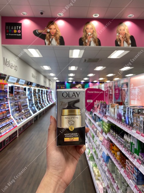 KEM NỀN DƯỠNG DA - BB CREAM CHỐNG 7 DẤU HIỆU LÃO HOÁ DA OLAY TOTAL EFFECTS 7 IN ONE ANTI | BigBuy360 - bigbuy360.vn