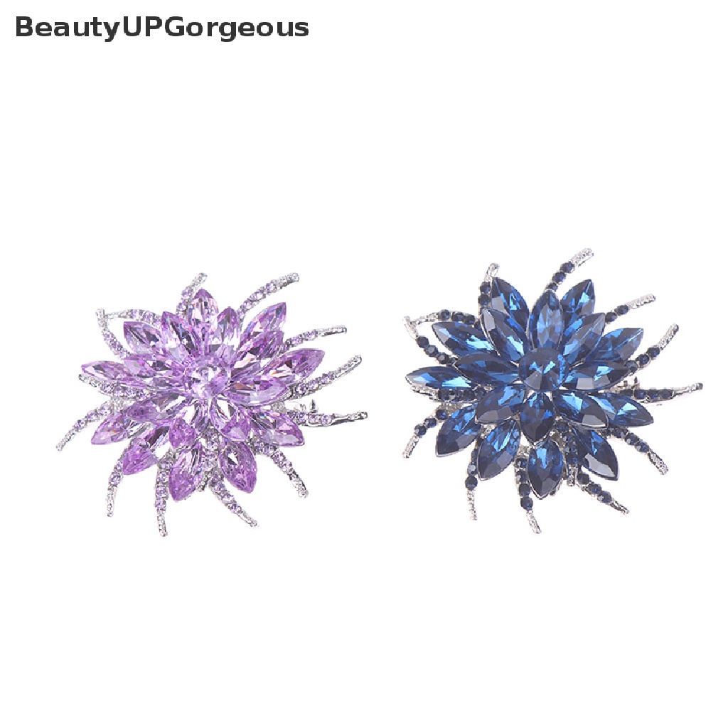 [Beautyup Gorgeous] Ghim Cài Áo Hình Hoa Hướng Dương Đính Pha Lê Giả Sang Trọng Cá Tính Cho Nữ