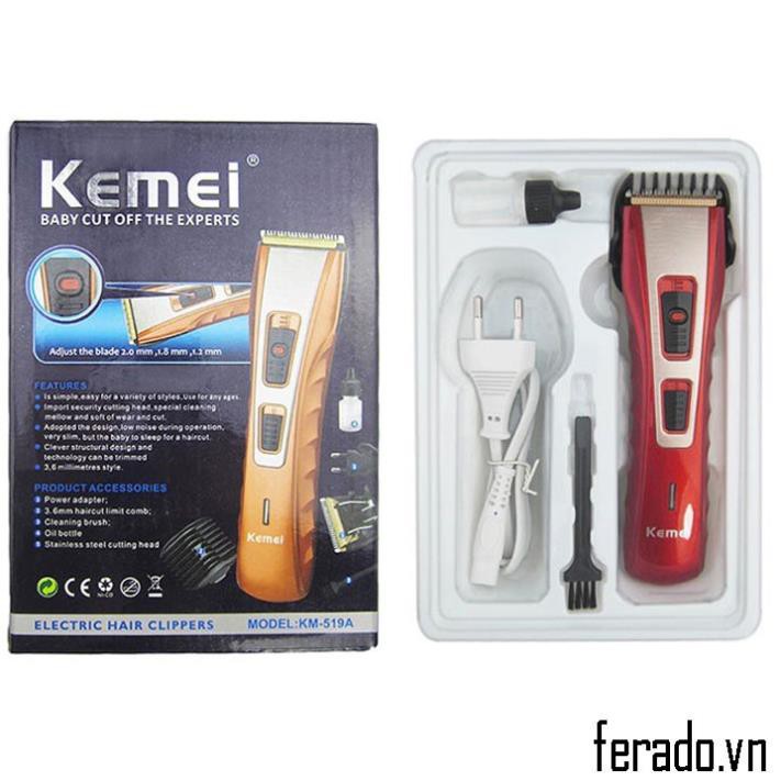TÔNG ĐƠ CẮT TÓC TRẺ EM Kemei KM 519A KHÔNG DÂY ST2S561