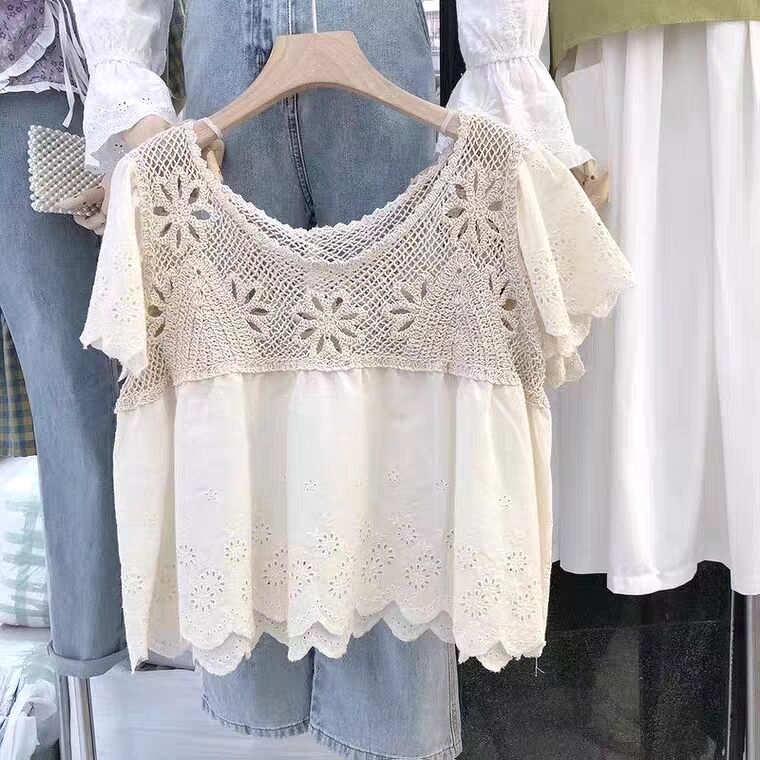 Áo ren hoa Quảng Châu pha thô