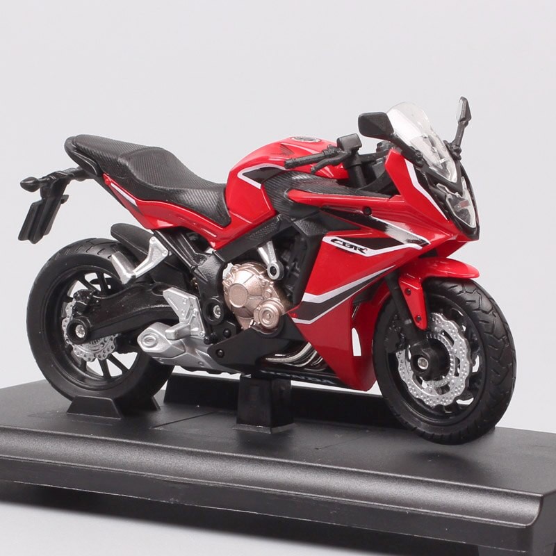 MÔ HÌNH XE MOTO Siêu xe HONDA CBR 650F 2018 RED - WELLY tỷ lệ 1:18