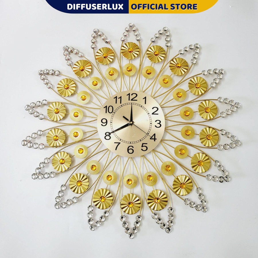 Đồng hồ kim trôi treo tường decor trang trí phòng khách phòng ngủ mã 1891 - DIFFUSER LUX