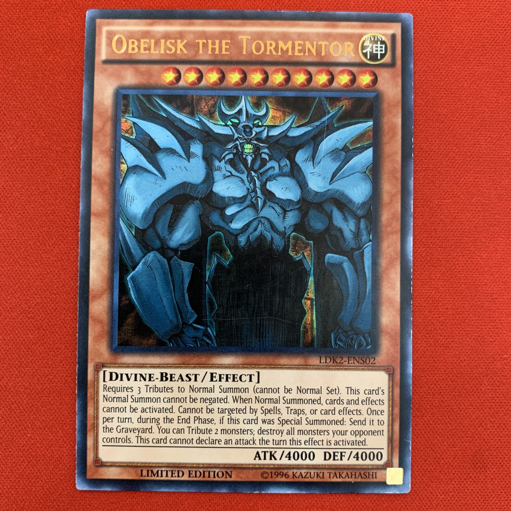 [SIÊU PHẨM][Thẻ Bài Yugioh Chính Hãng] Obelisk The Tormentor - Thần Obelisk Bản Đặc Biệt!!