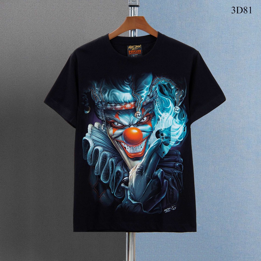 Áo phông nam nữ, áo thun in 3D Thái Lan hình in cao cấp ảnh thật chất cotton - A3D81