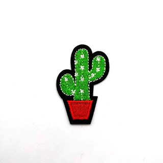 Sticker ủi trang trí quần áo hình cây xương rồng