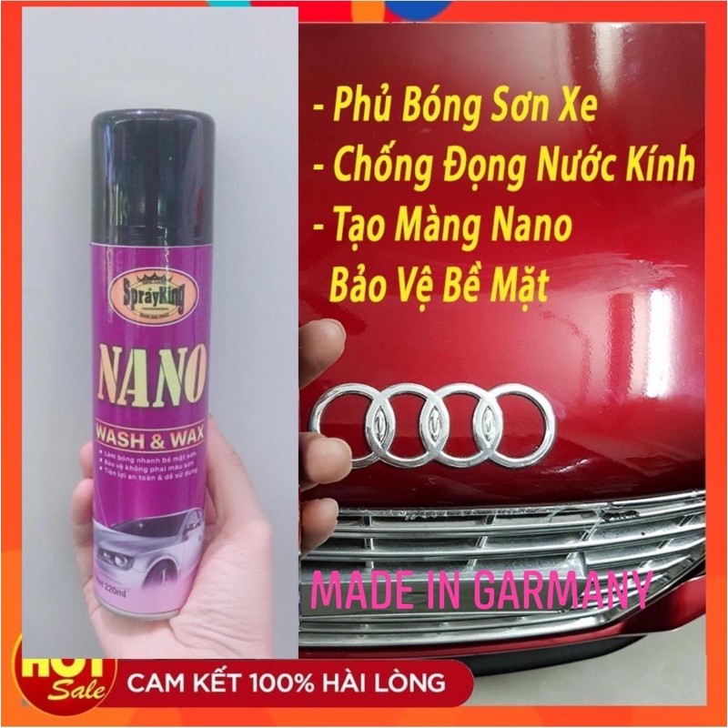 PHỦ BÓNG NANO NHỰA MÀU SPRAYKING OTO XE MÁY _DOCHOIXEMAYNHAPKHAU