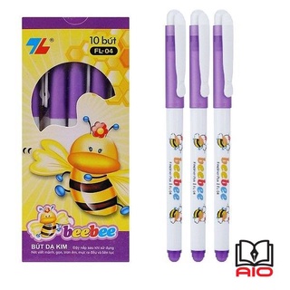 Hộp bút lông kim beebee thiên long fl-04 -10 cây - chính hãng