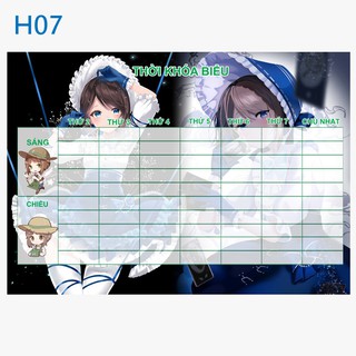 Thời khóa biểu ANIME Identity V