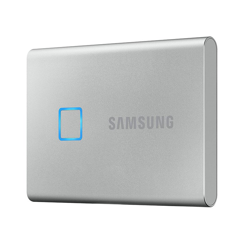 Ổ cứng di động SSD Samsung Portable T7 Touch 500GB (Bạc) -Hàng Chính Hãng