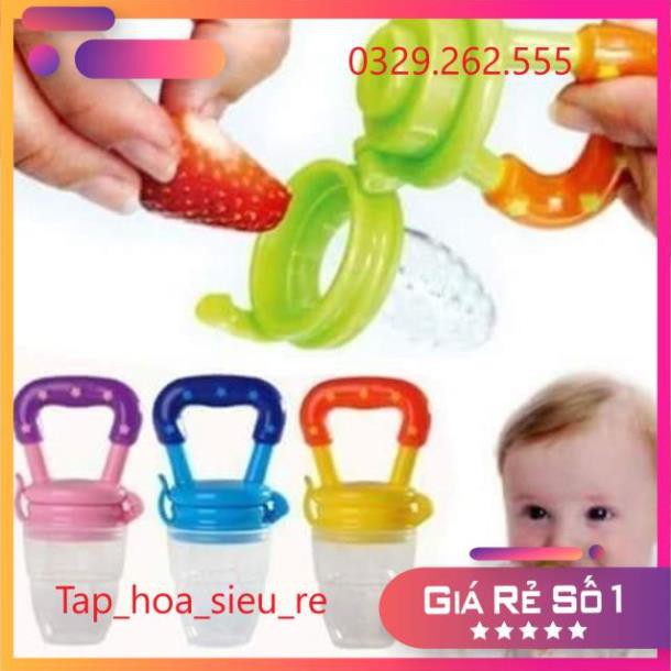 (Rẻ Vô địch) Túi nhai ăn dặm silicon an toàn cho bé