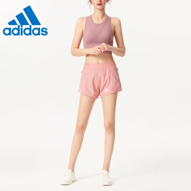 Adidas Quần Short Thể Thao Lưng Thun Co Giãn Tốt Thời Trang Cho Nữ