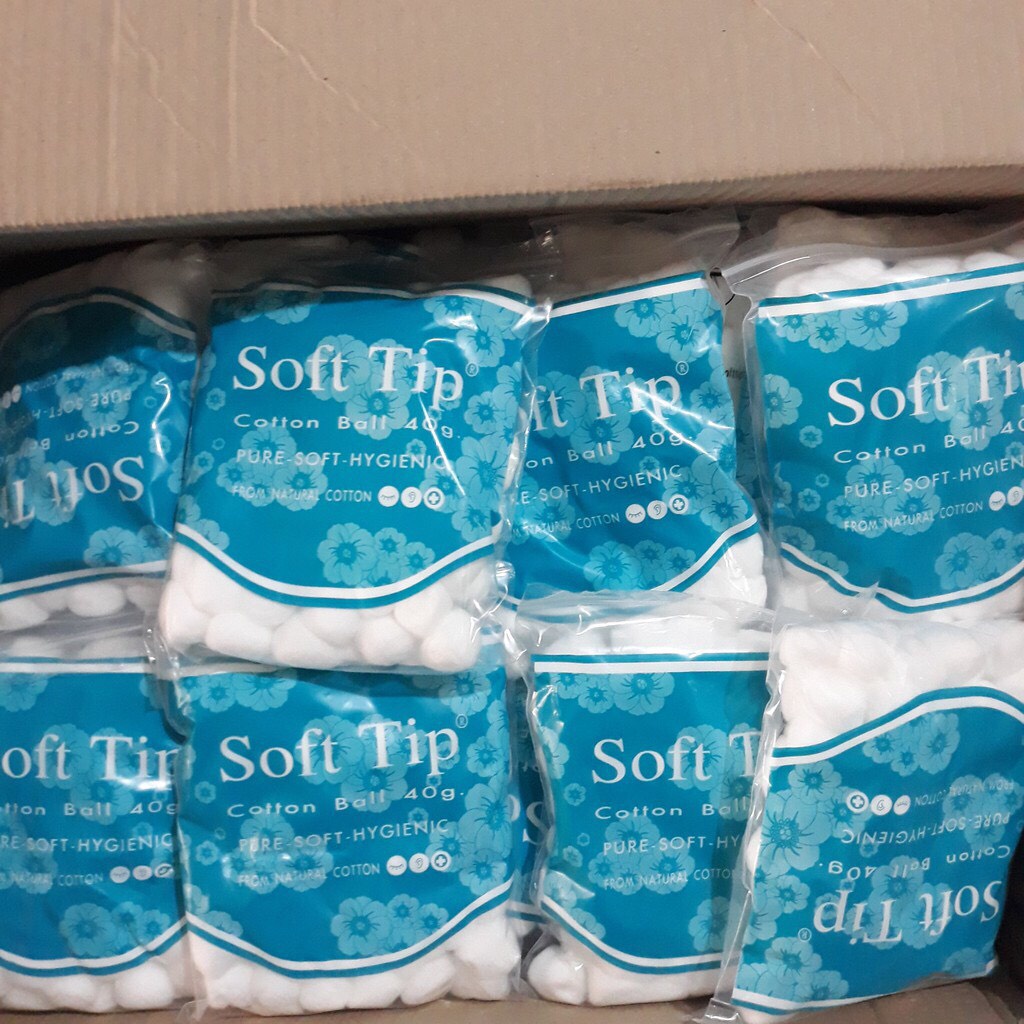 Bông bịt tai cho mẹ sau sinh Soft Tip gói 40g