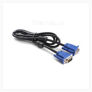 Dây cáp VGA 1.5m đen - dây cáp tín hiệu 2 đầu vga