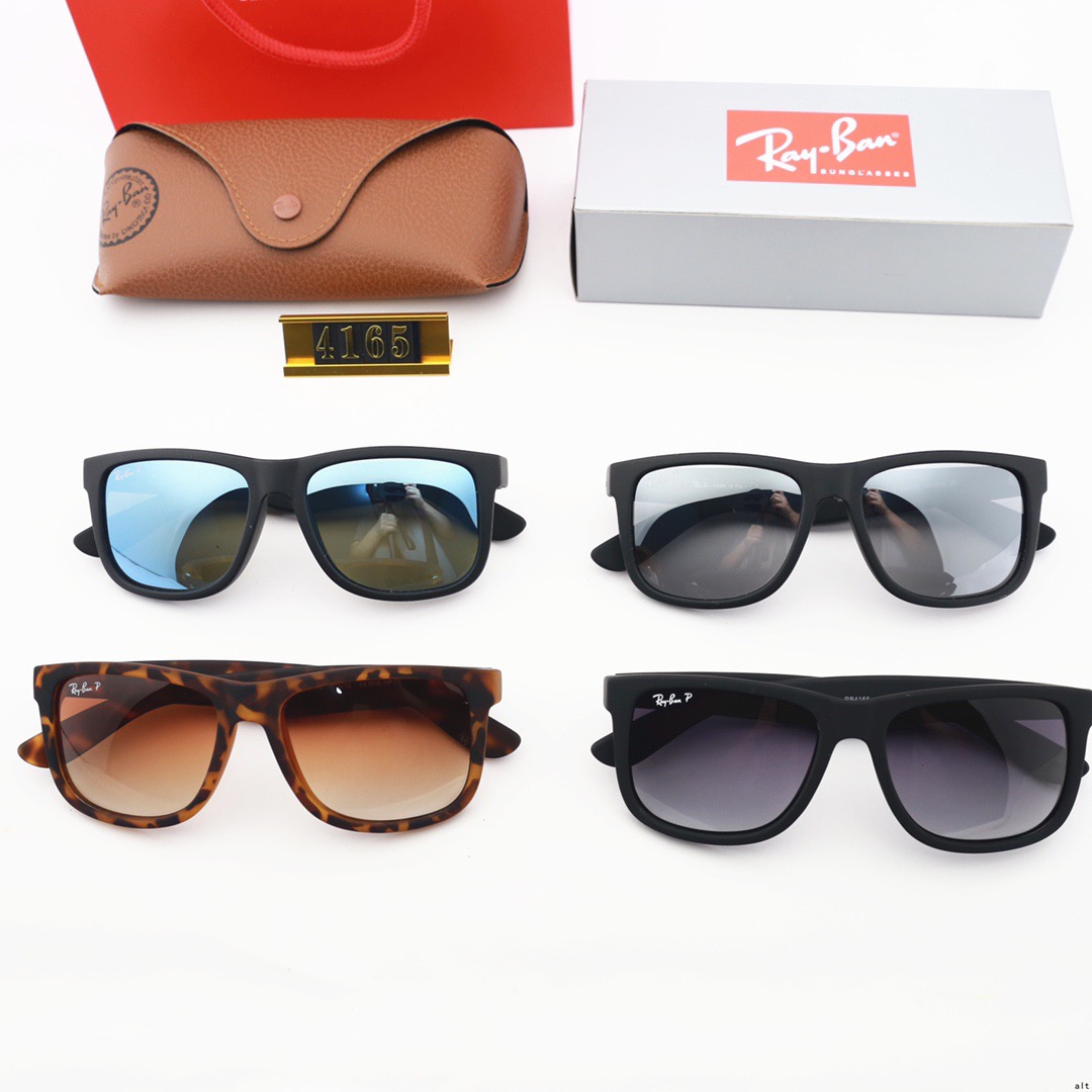 Wayfarer Ray-Ban_ chính hãng Kính râm 2021 Thời trang Hàn Quốc mới Kính râm nam nữ một mảnh Cặp đôi hợp thời trang Du lịch ngoài trời Kính râm lái xes