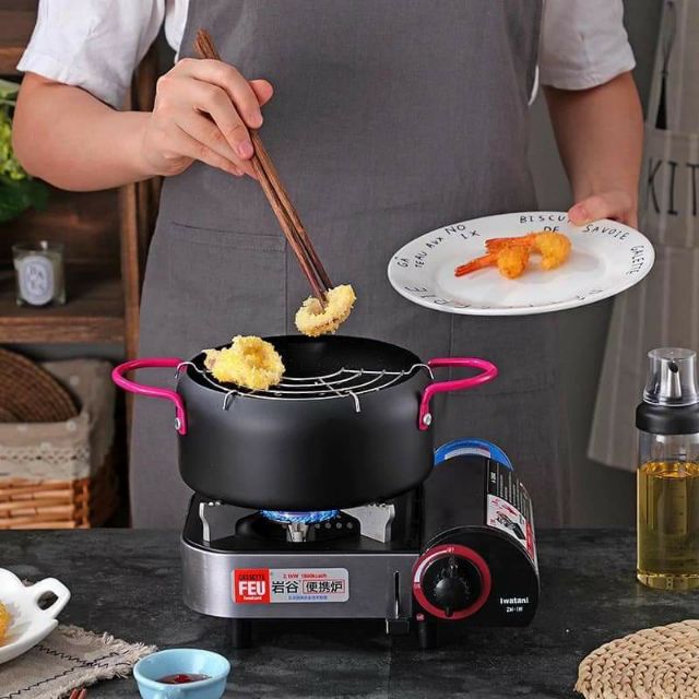 Nồi chiên lọc dầu size 18cm